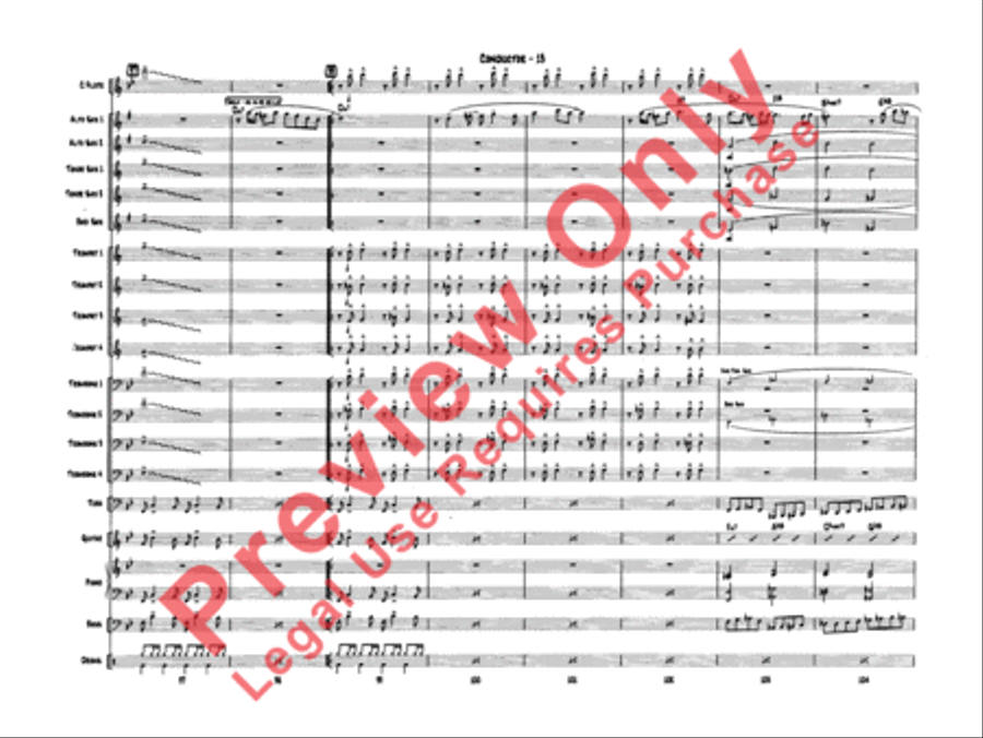 Channel One Suite Channel One Suite Jazz Ensemble scores gallery preview page 16