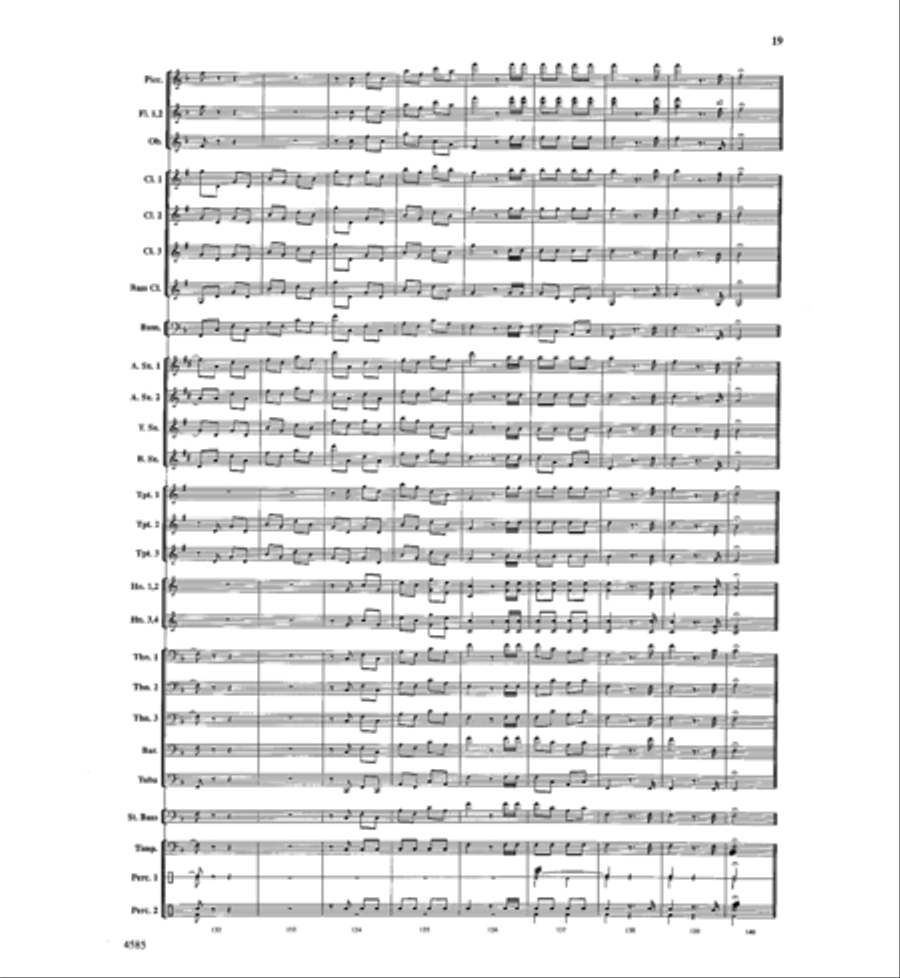 William Tell Overture Concert Band scores gallery preview page 18