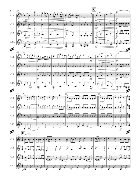 March - El Capitan (for Clarinet Quartet) image number null