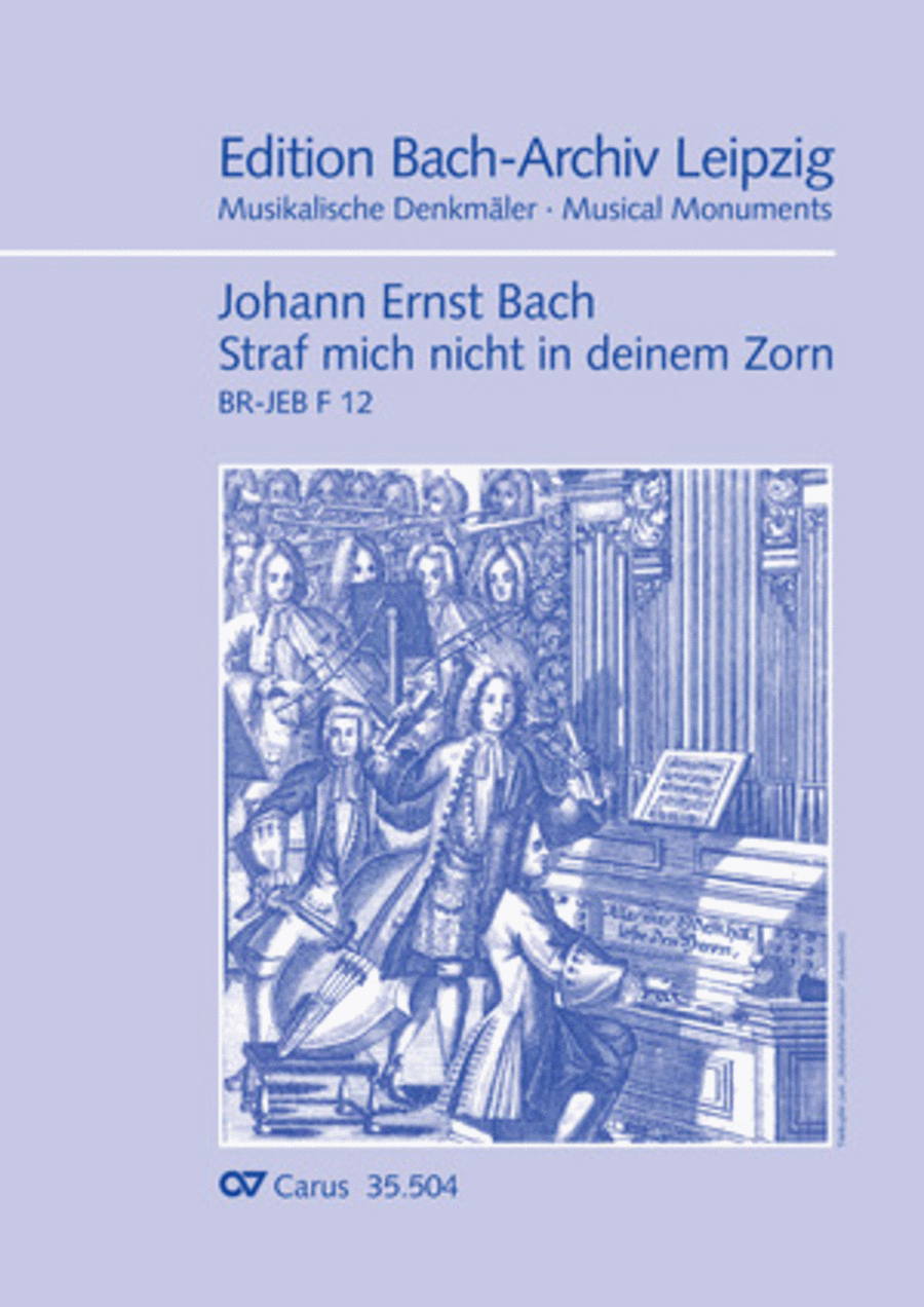 Book cover for Straf mich nicht in deinem Zorn
