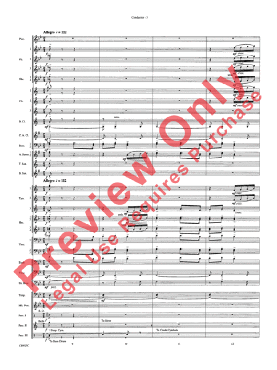 The Wizard of Oz Concert Band scores gallery preview page 6
