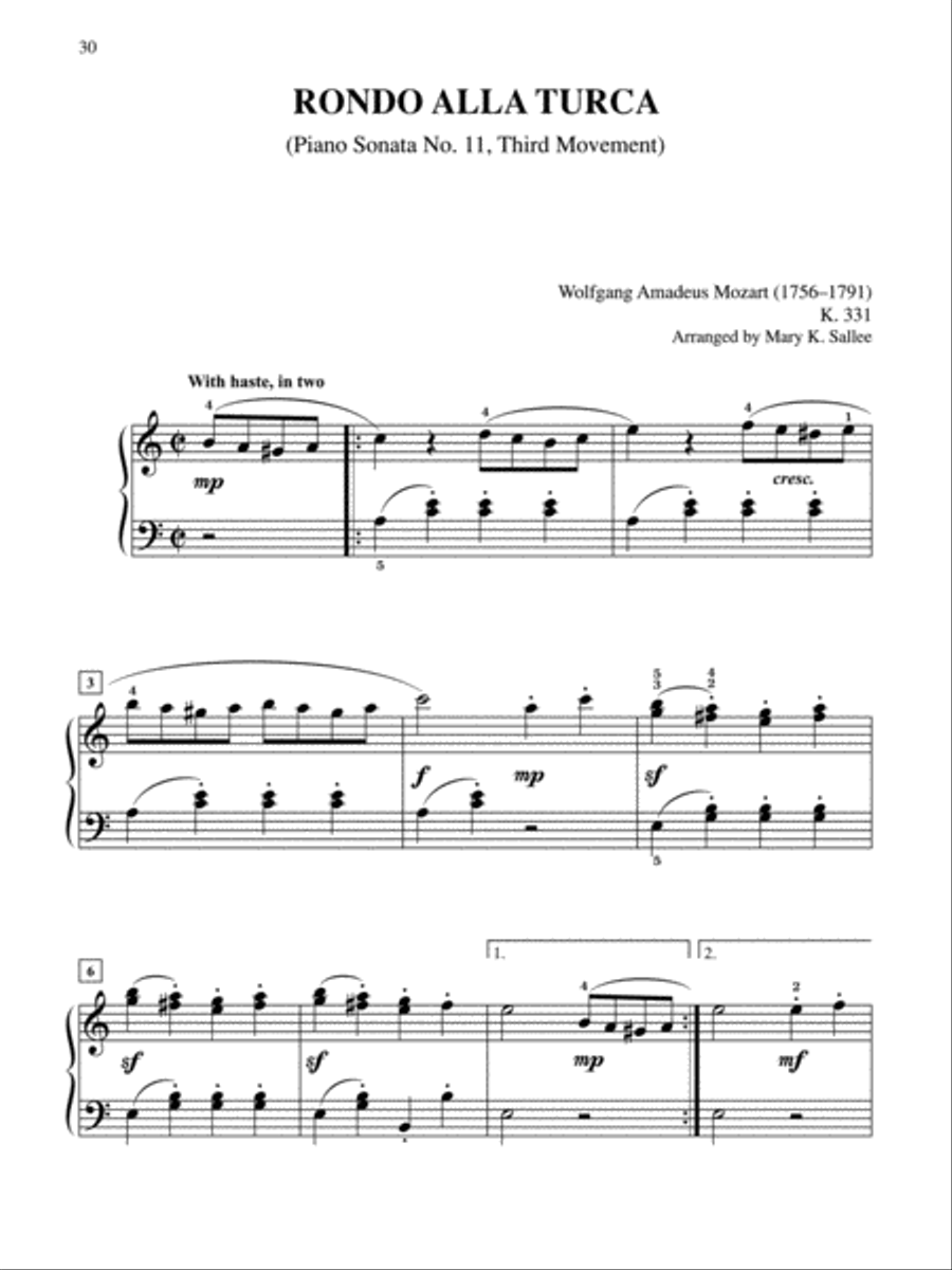 10 for 10 Sheet Music Classical Piano Arrangements