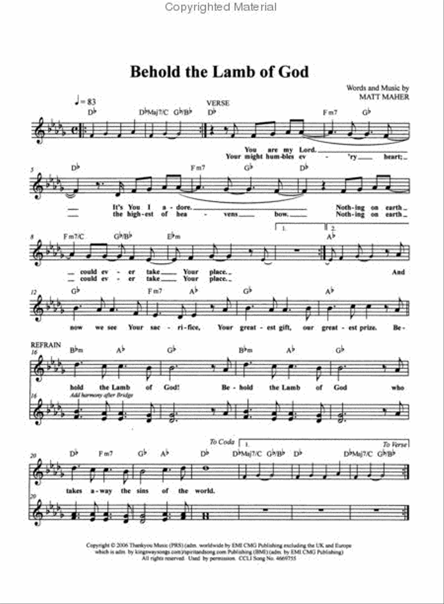 Overflow Piano, Vocal, Guitar scores gallery preview page 3