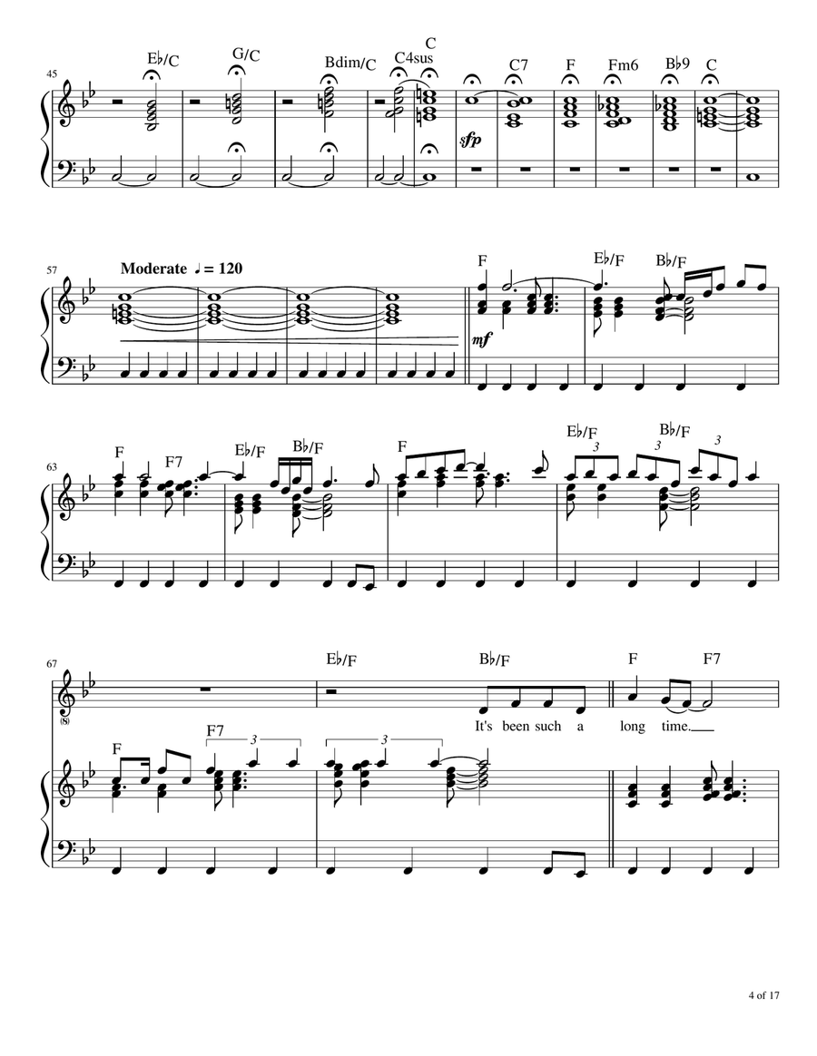 Foreplay/long Time Voice scores gallery preview page 5