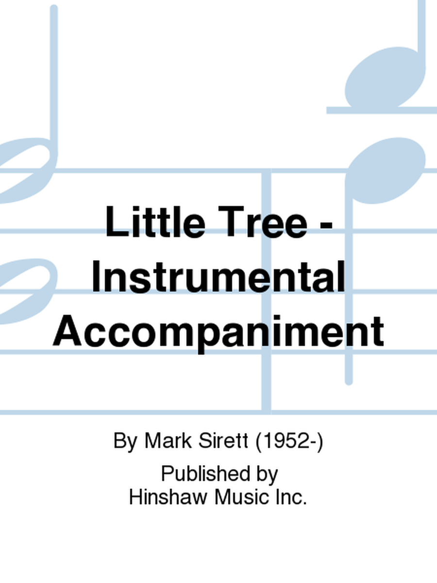 Little Tree - Instr.