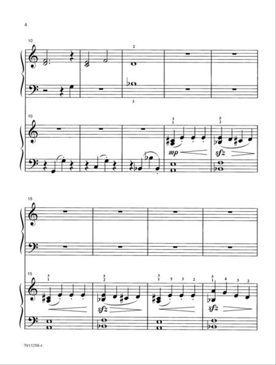 <br>Sheet music extract