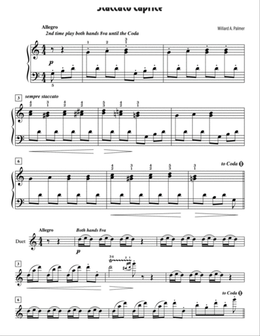 Willard A. Palmer's Favorite Solos Easy Piano scores gallery preview page 5