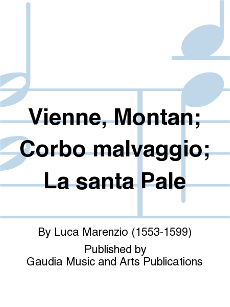 Vienne, Montan; Corbo malvaggio; La santa Pale 4-Part scores gallery preview page 1