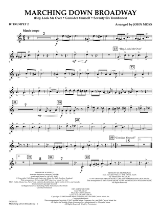 Marching Down Broadway - Bb Trumpet 2