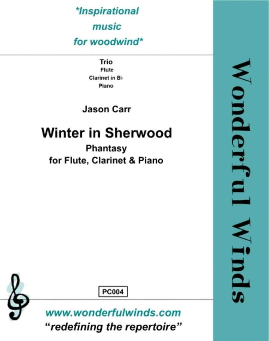 Winter In Sherwood Winter In Sherwood B-Flat Clarinet scores gallery preview page 1