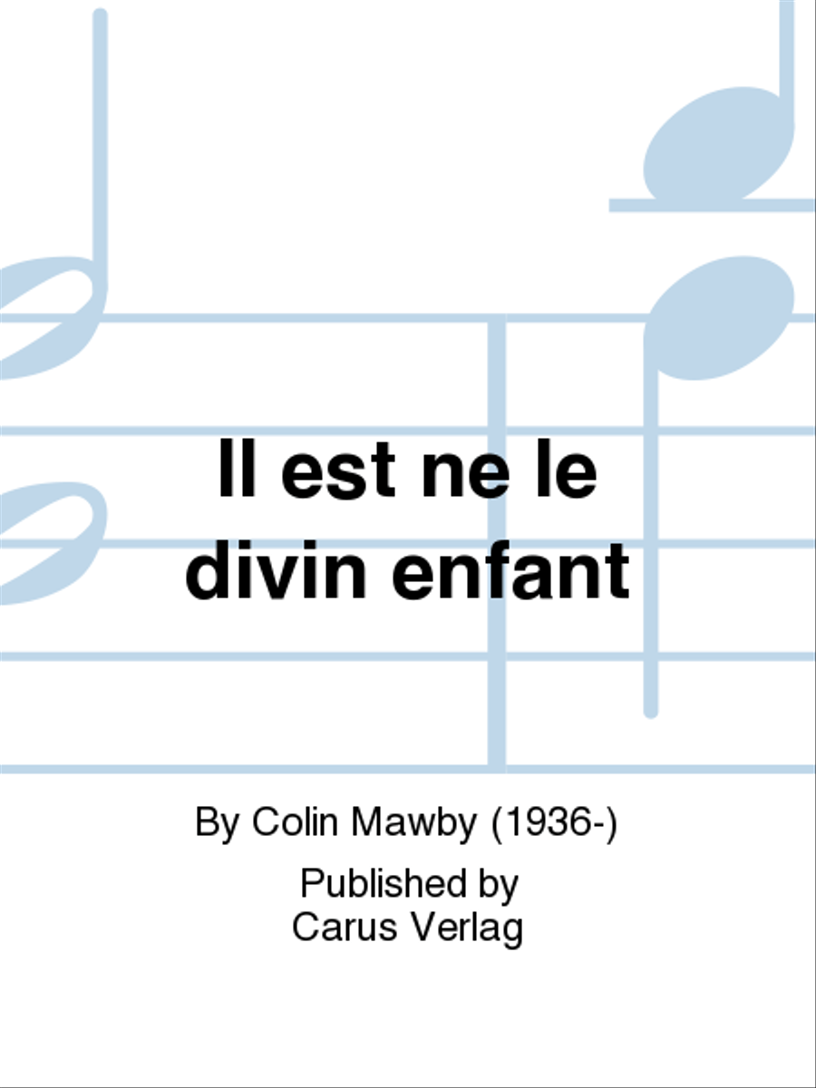 Il est ne le divin enfant SSA scores gallery preview page 1