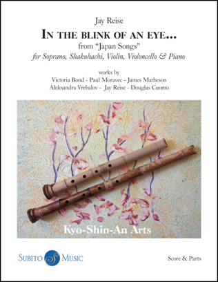 Book cover for In the blink of an eye (from Japan Songs)