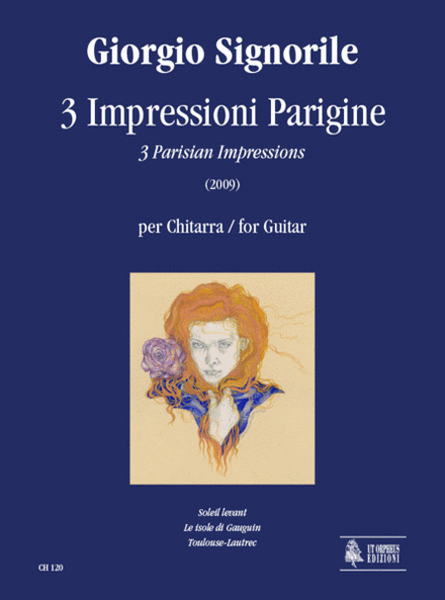 3 Impressioni Parigine (3 Parisian Impressions) for Guitar (2009) image number null