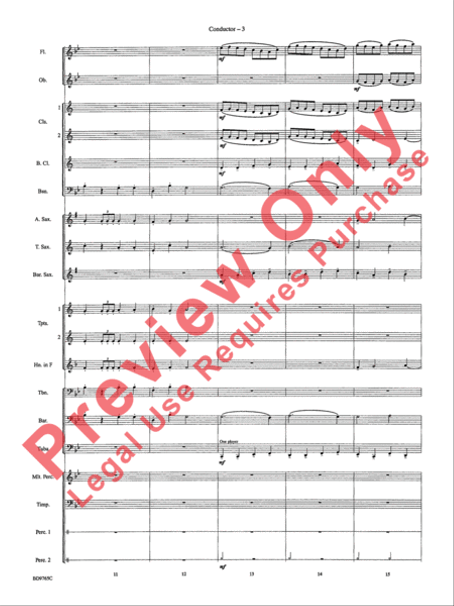 March from The Nutcracker Concert Band scores gallery preview page 6