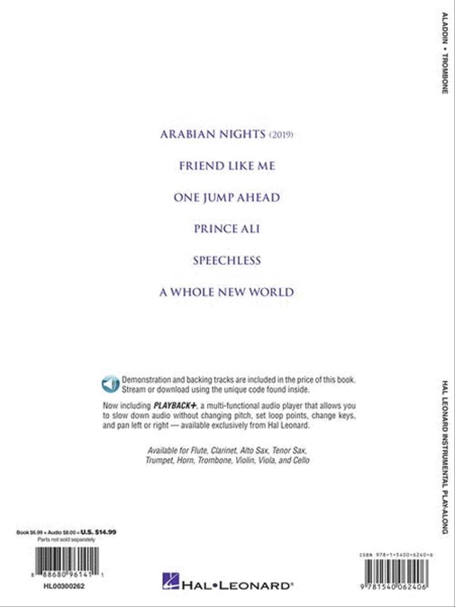 Aladdin Trombone scores gallery preview page 6