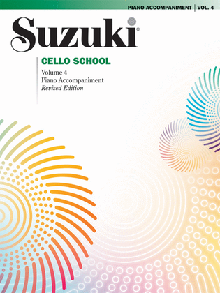 Book cover for Suzuki Cello School Piano Acc., Volume. 4