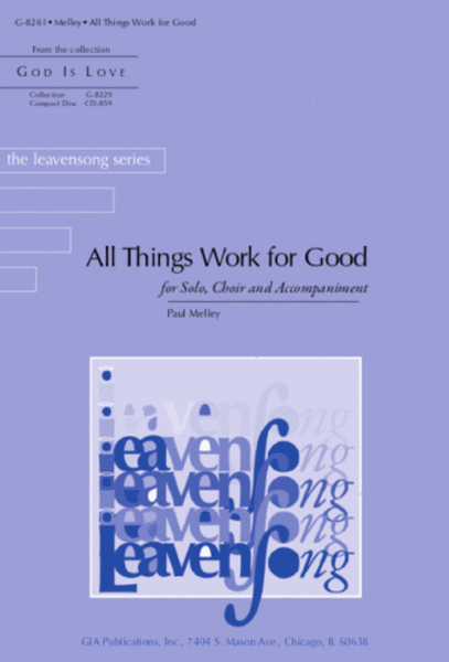 All Things Work for Good - Guitar edition