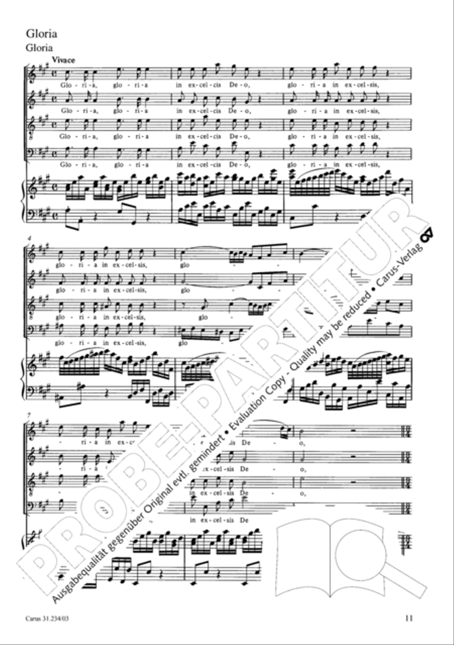 Mass in A major Mass in A major 4-Part scores gallery preview page 14