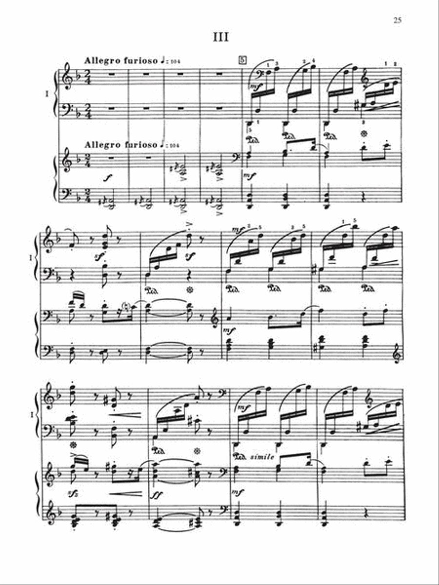 Concerto in D Minor Piano Solo scores gallery preview page 8