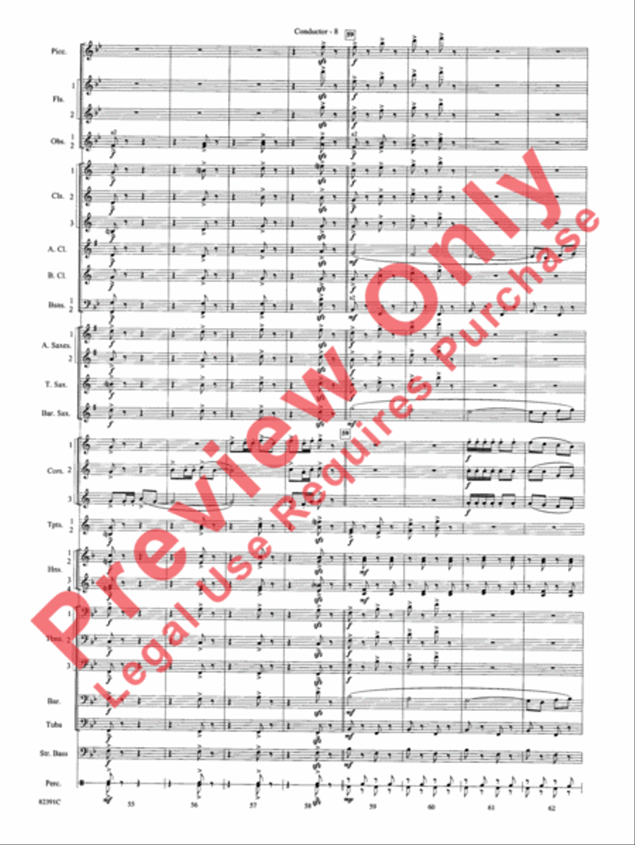 Bugler's Holiday Bugler's Holiday Concert Band scores gallery preview page 11