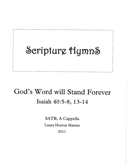 God's Word will Stand Forever image number null