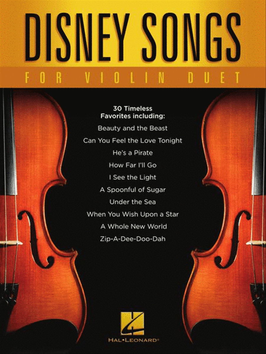 Disney Songs for Violin Duet String Duet scores gallery preview page 2