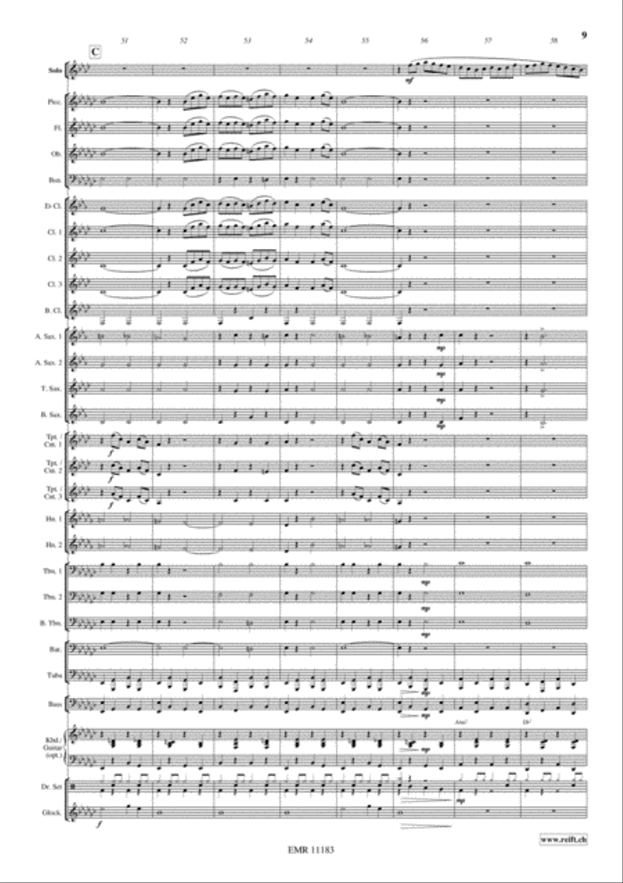 Badinerie Concert Band scores gallery preview page 10