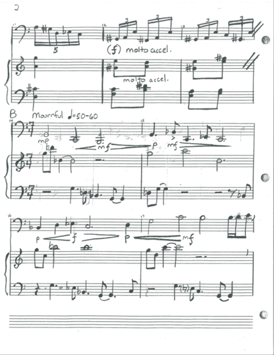 Fate Laughs at Me for Bassoon Bassoon Solo scores gallery preview page 2