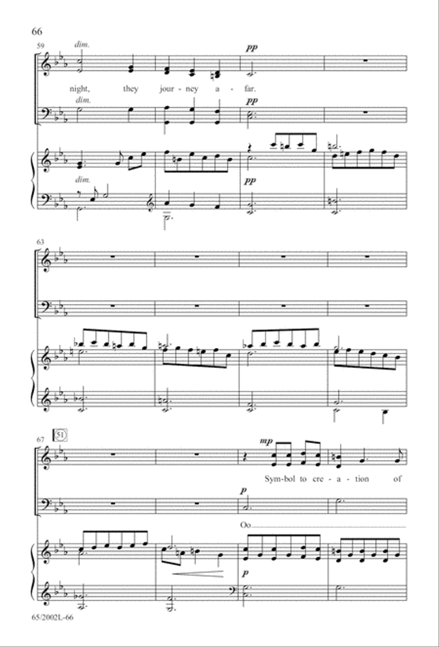 And This Shall Be a Sign And This Shall Be a Sign 4-Part scores gallery preview page 67