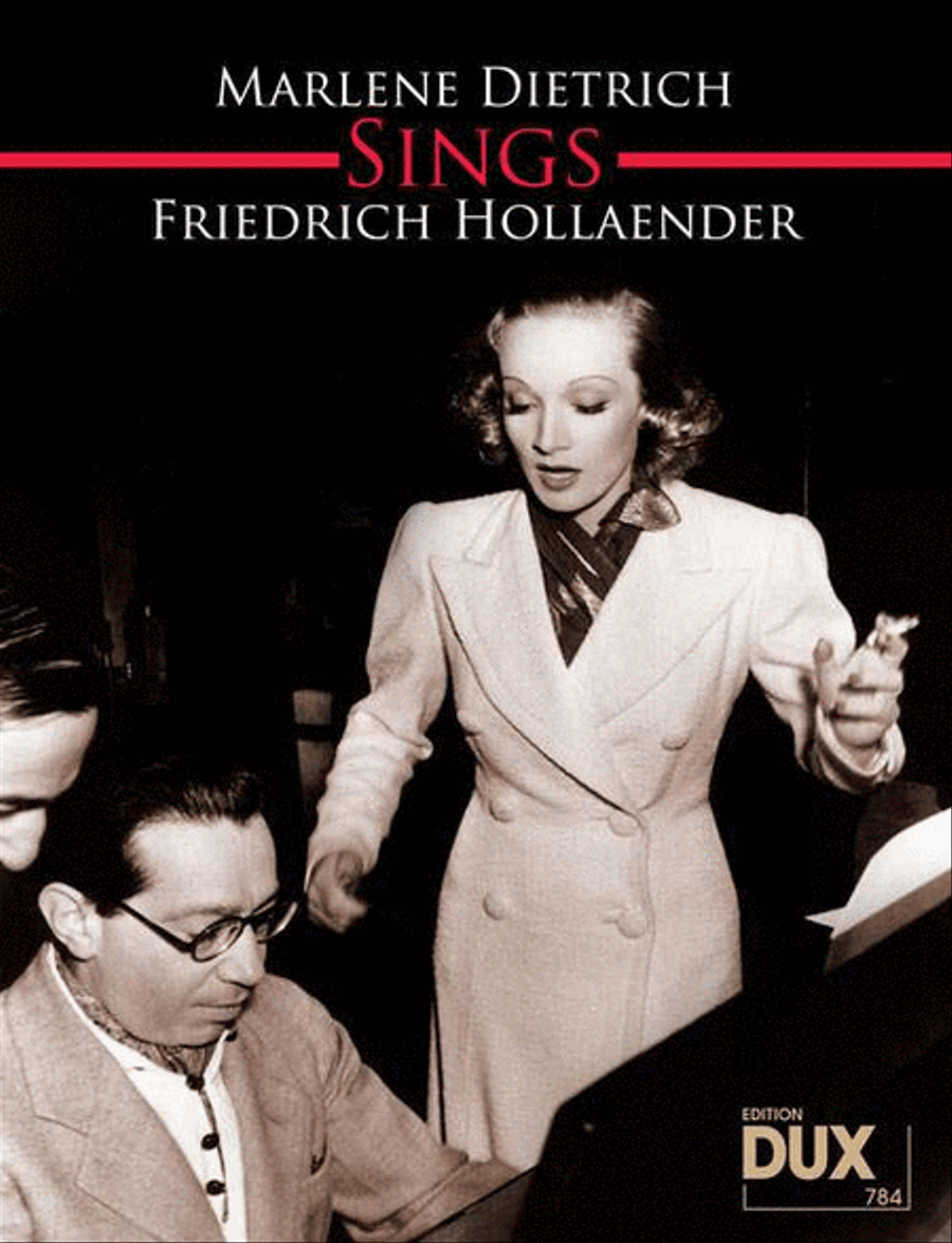 Marlene Dietrich sings Friedrich Holländer Voice scores gallery preview page 1