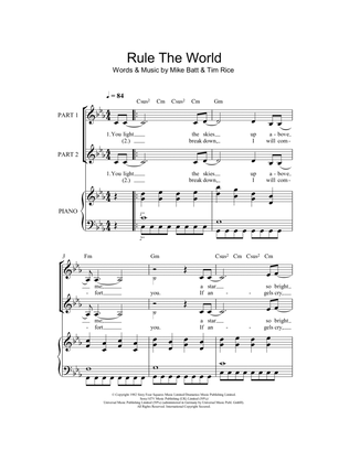 Book cover for Rule The World (arr. Rick Hein)