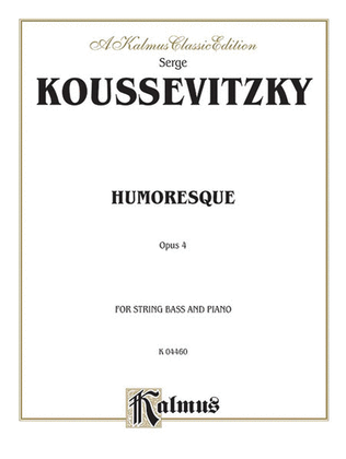 Book cover for Humoresque, Op. 4