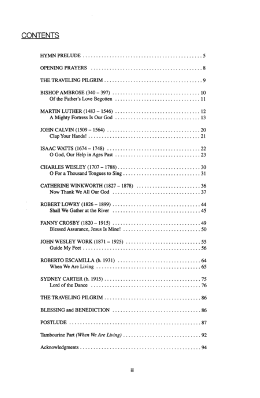 A Festival of Hymns -- The Writers Tell Their Stories 4-Part scores gallery preview page 2