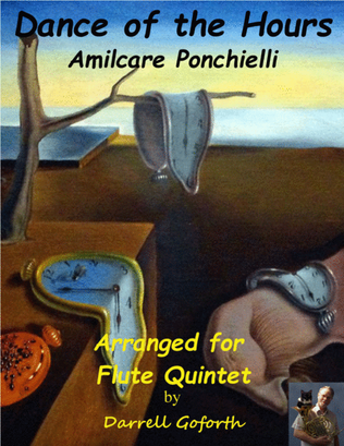 Book cover for Dance of the Hours for Flute Quintet