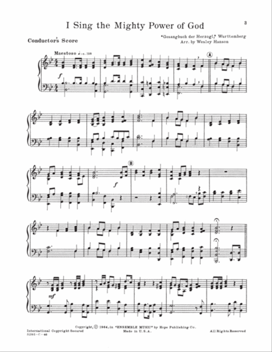 Ensemble Music for Church and School Conductor Score scores gallery preview page 5