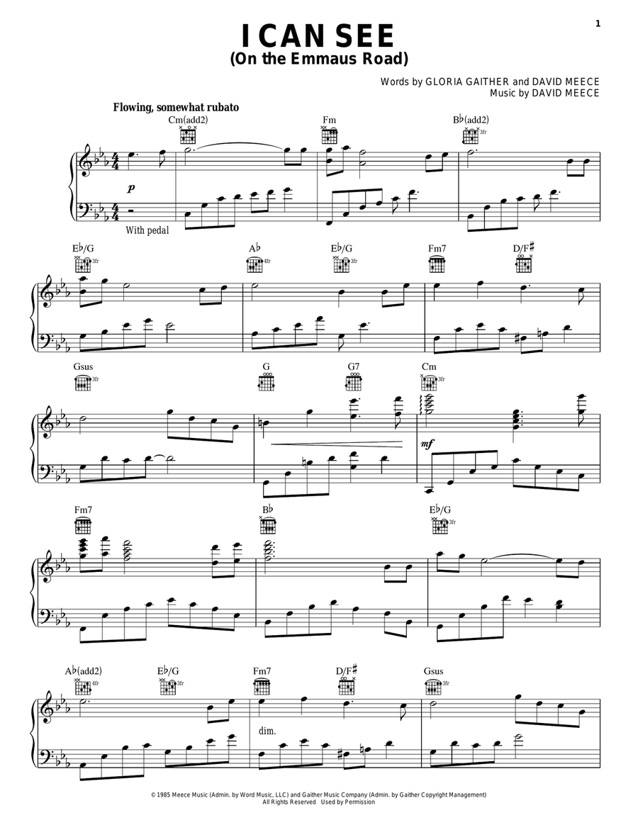 I Can See I Can See Guitar scores gallery preview page 1