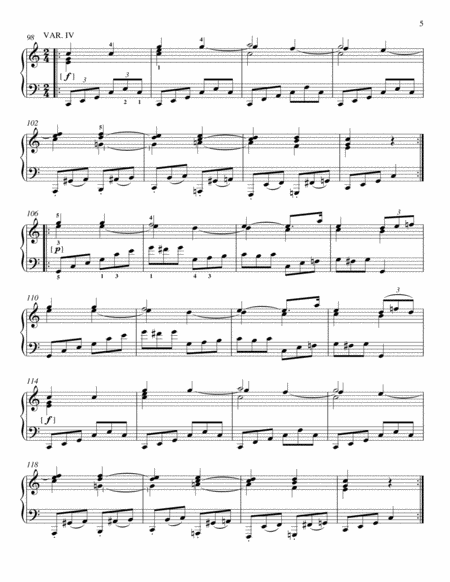Twelve Variations on Ah, Vous Dirai-je Maman, K. 265 (Twinkle, Twinkle, Little Star)
