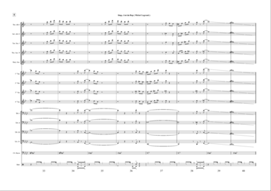 Stop c'est du bop Jazz Ensemble scores gallery preview page 6
