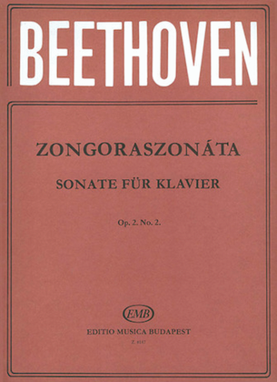 Sonata Op2 No2 A Major Piano