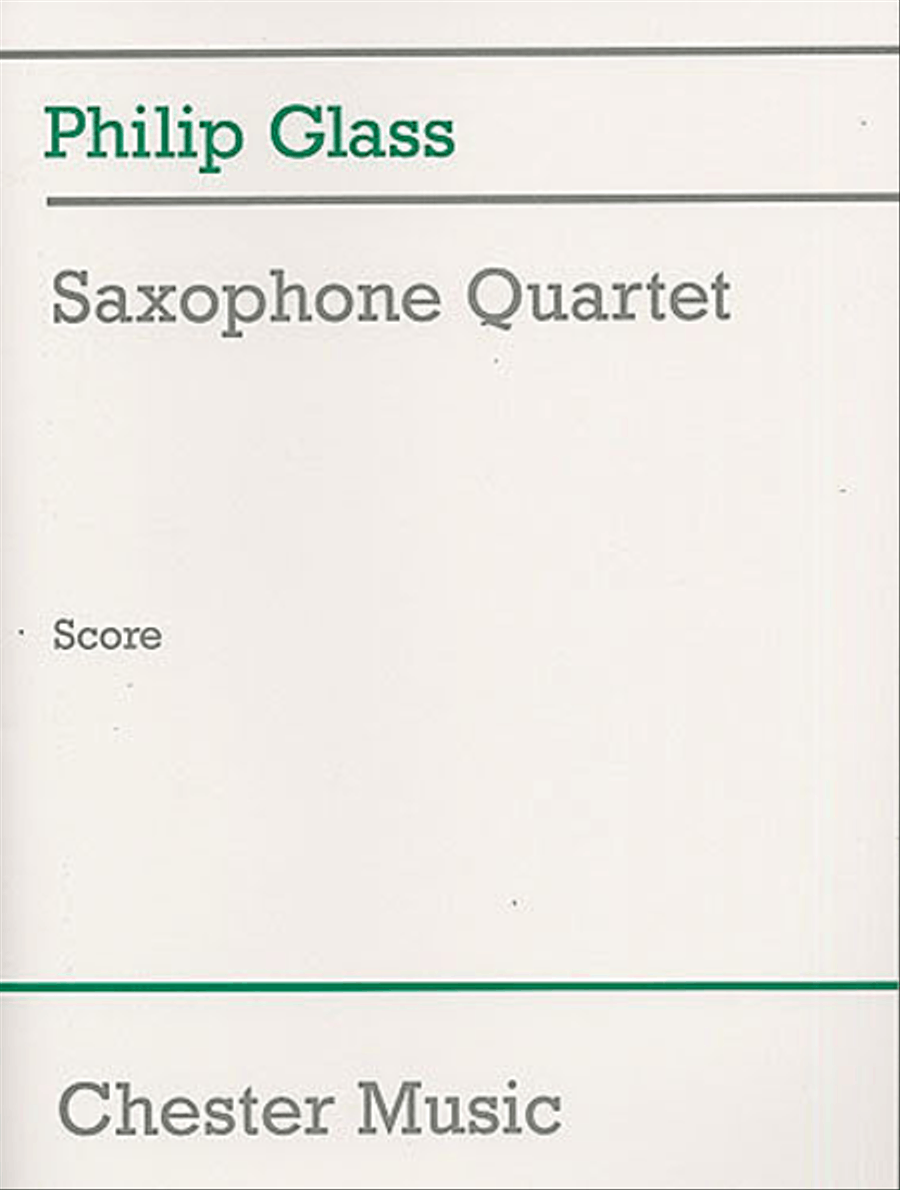 Saxophone Quartet Saxophone Quartet scores gallery preview page 1