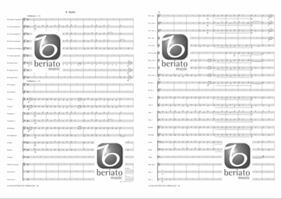 A Collection of Chorales Choir scores gallery preview page 13