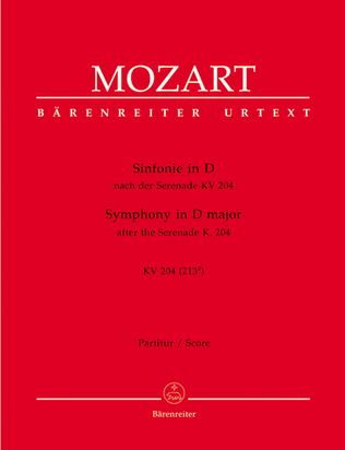 Book cover for Symphony D major
