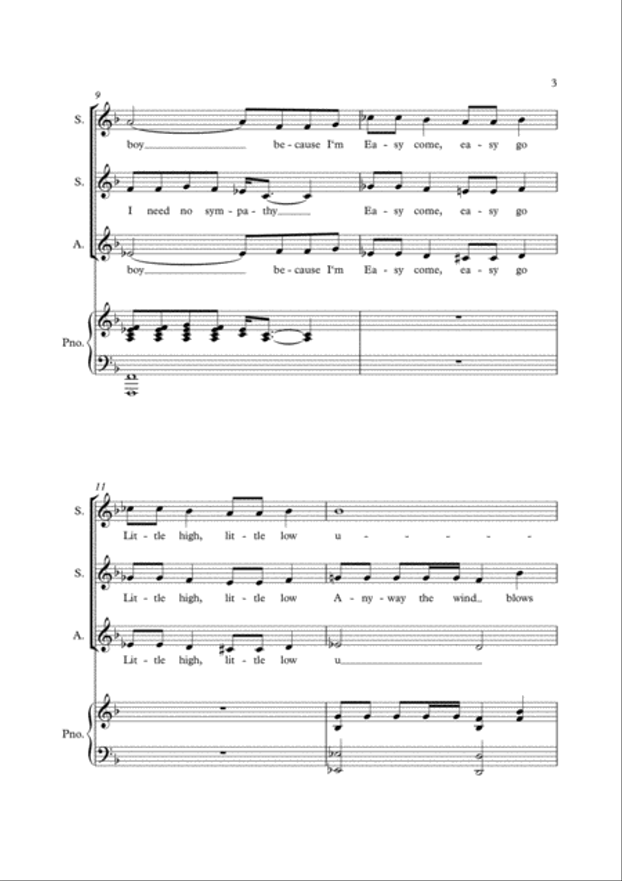 Bohemian Rhapsody Bohemian Rhapsody SSA scores gallery preview page 3