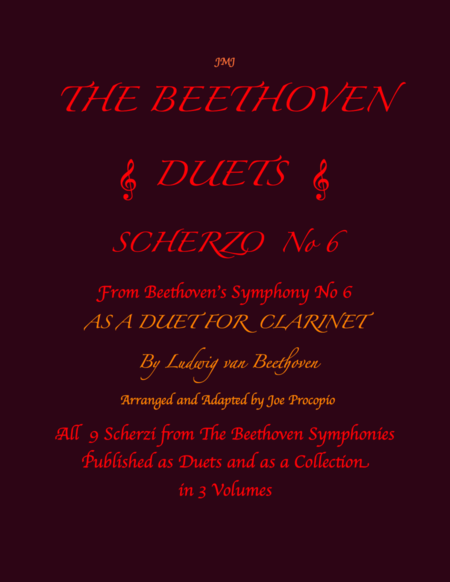 The Beethoven Duets For Clarinet Scherzo No. 6 image number null