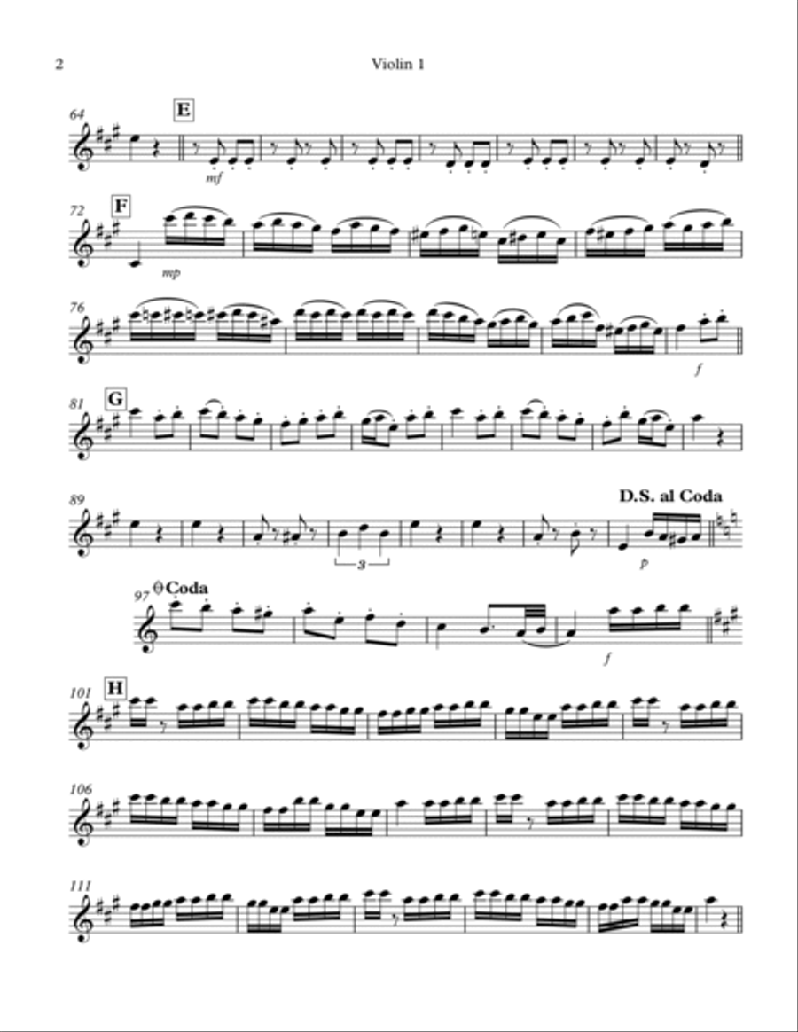 Rondo Alla Turka: String Quartet String Quartet scores gallery preview page 6