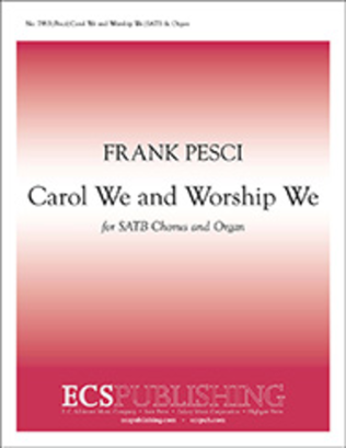 Book cover for Carol We and Worship We