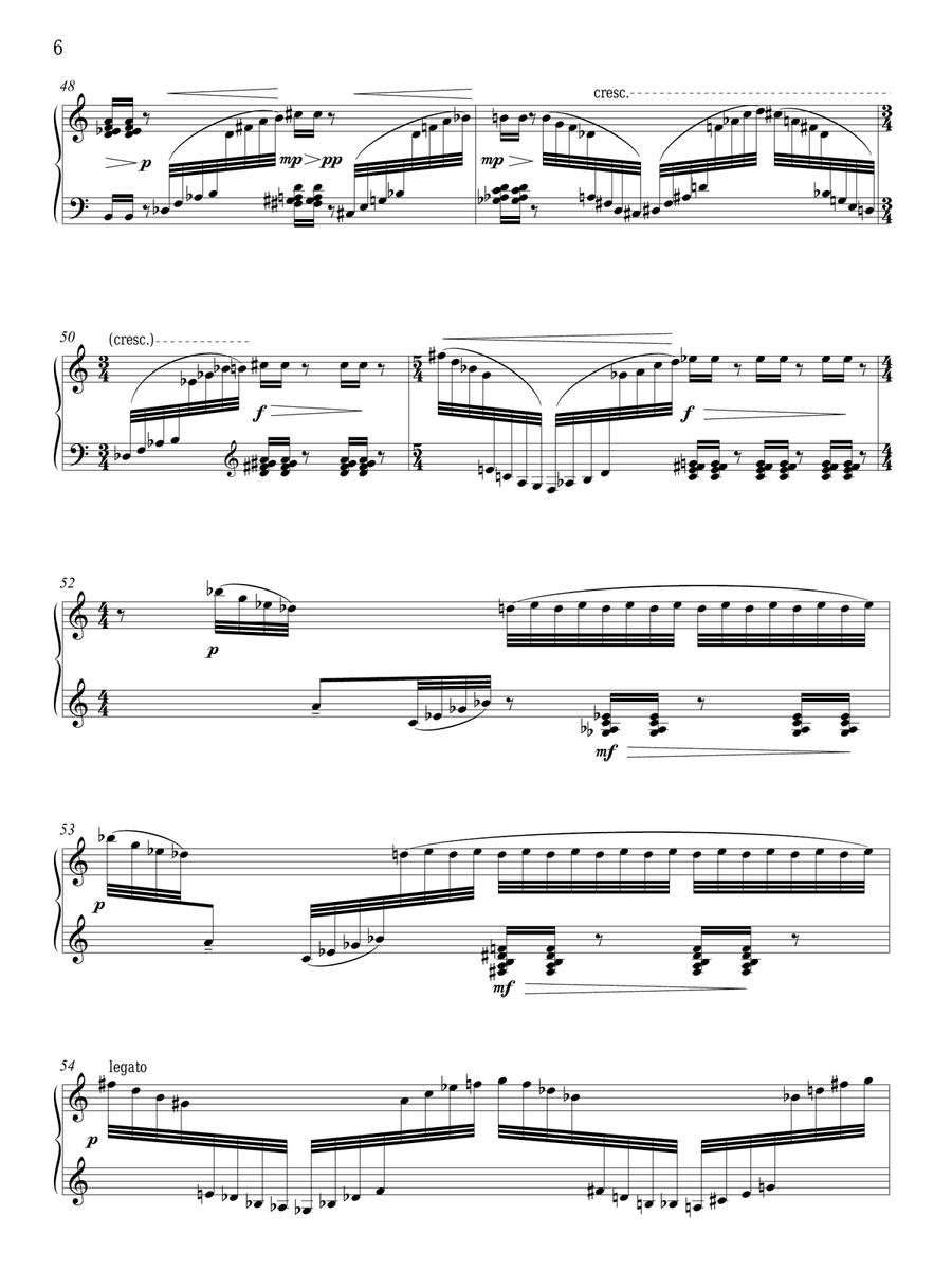 Dichotomie I - Méchanisme Piano Solo scores gallery preview page 6