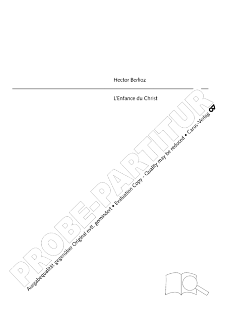 L'Enfance du Christ 4-Part scores gallery preview page 21
