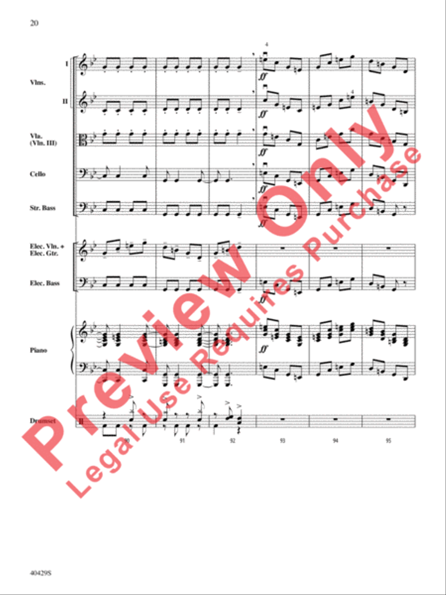 Wish Liszt Wish Liszt String Orchestra scores gallery preview page 21
