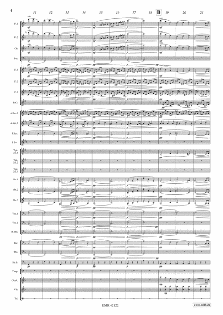 Le Cygne Le Cygne Concert Band scores gallery preview page 4